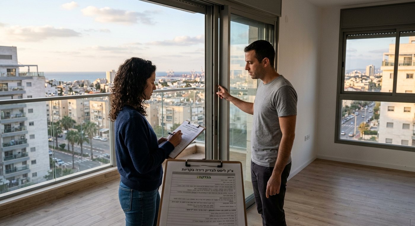 מה לבדוק לפני קניית דירה בקריות — הצ׳ק ליסט המלא